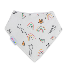 Rainbow Doodles Bib