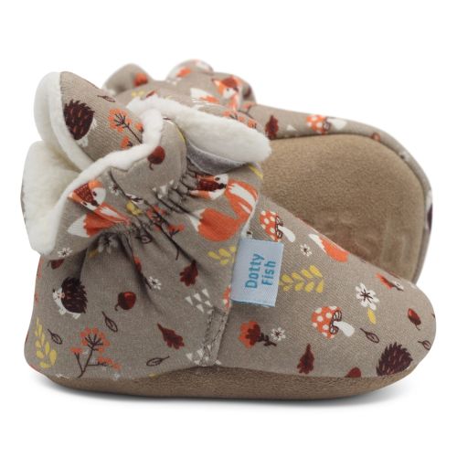 Woodland Animals Baby Booties