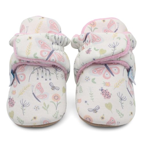 Butterfly Bee Cotton Baby Booties