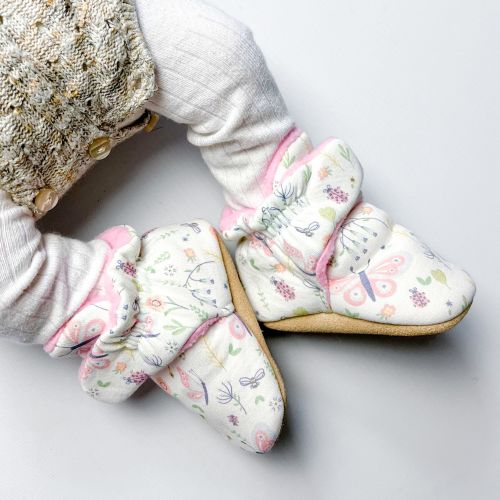 Butterfly & Bee Baby Booties