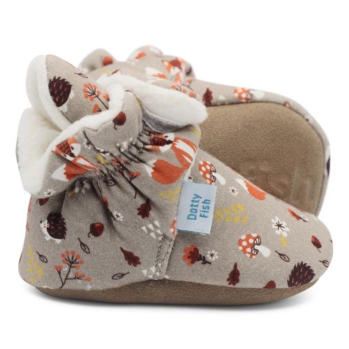 Woodland Animals Baby Booties